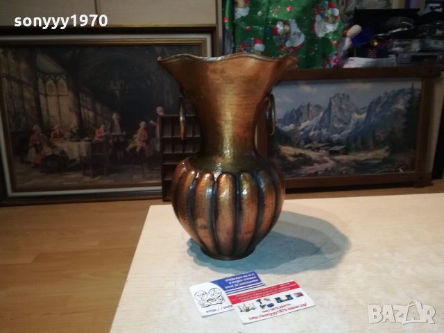 КРАСИВА ВАЗА ВНОС ФРАНЦИЯ 0811211659, снимка 9 - Антикварни и старинни предмети - 34737435