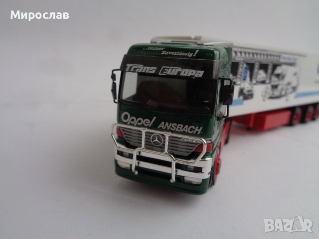 HERPA H0 1/87 MERCEDES BENZ ACTROS ТИР МОДЕЛ ИГРАЧКА КАМИОН , снимка 3 - Колекции - 44270795