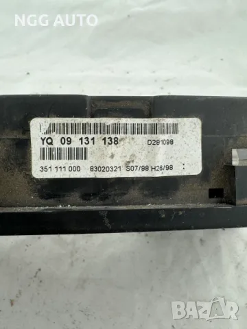 Табло Километраж за Опел Астра Г 1.6 16В, Opel Astra G 1.6i 16V, YQ 09 131 138, YQ09131138, 09131138, снимка 4 - Части - 47920365