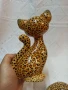 2 уникално красиви порцеланови фигури на Goebel- Kitti de luxe -Leopard в отличен колекционерски вид, снимка 7