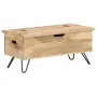 vidaXL Ракла, 90x40x45 см, мангово дърво масив, снимка 8