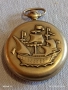 Стар джобен часовник МЪЛНИЯ СССР работи тема КОРАБИ перфектно състояние 52257, снимка 9