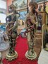 Чифт страхотни антикварни китайски колекционерски фигури статуетки , снимка 1 - Антикварни и старинни предмети - 42218011