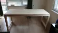 Масивно дървено бюро/работна маса 200х80х85 см ; Solid wooden desk/working bench, снимка 6