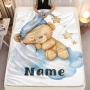 Персонализирано одеало за подарък за бебе, снимка 3