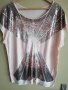 Дамска блуза тениска с пайети, снимка 1 - Тениски - 41472814
