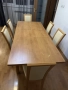 Маса за трапезария разтегателна к-т с 6 стола, снимка 3