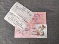 Продавам стари документи :БЗМС Членска карта село Чирен 1945-7, снимка 3