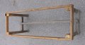 Дървена РАМКА Масив ОСНОВА 124x44см с Крака за Плот работна Маса Тезгях Пейка Скеле Плоскости БАРТЕР, снимка 3