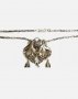 EVALD NIELSEN   antique 925 Strl Silver Necklace, 35.5g, снимка 5