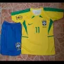 Бразилия 💛⚽️ РЕТРО детско юношеска футболни екипи , снимка 3