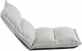Сгъваема седалка кожена бяла Homcom внос от Германия, снимка 5