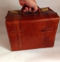 Твърд кожен куфар /куфарче за козметици или лекари, снимка 7