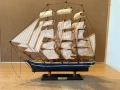 умален модел на британски търговски кораб (клипер)"CUTTY SARK", снимка 4