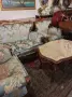 Барокова холна гарнитура комплект с маса и табуретка , снимка 9