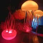 2024 Дизайнерска Акумулаторна LED Лампа Медуза RGB Градиент,Звуков Контрол и Сензор за Докосване,USB, снимка 10