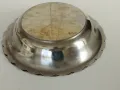 Посребрени месингови купа,табла+2 бр,чинии алпака ., снимка 6