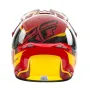 fly racing kinetic flex red black yellow каска крос мотор, снимка 5