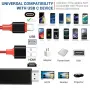 HDMI кабел за телевизор към телефон type c, снимка 7
