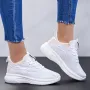 Дамски маратонки White Elegance – Минималистичен стил и лекота D2433-2 White, снимка 2