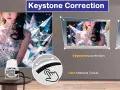 Смарт проектор за домашно кино Amovfilm HY300, Android TV 11, WiFi6, 1080P/4K, снимка 8