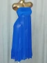 М/2XL Турско синя прозрачна рокля , снимка 3