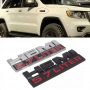 Метална и Пластмасова релефна емблема хром или черна ХЕМИ 5.7 литра HEMI 5.7 liter за кола джип, снимка 2