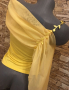Ефирна блузка в актуално жълто , снимка 5