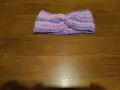 Сет ръчно плетени шал и лента, снимка 3