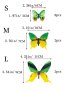 3D 12 бр pvc зелено жълти самозалепващи пеперуди декорация за стена и мебел , снимка 2