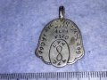 РЯДЪК ПОСРЕБРЕН СТАР ДВУСТРАНЕН КАБАЛИСТИЧЕН МЕДАЛЬОН АМУЛЕТ от БЛАГОРОДНА СТОМАНА МАЙСТОРСКИ 38146, снимка 5