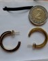 Продавам комплект стоманени златни обеци + Подаръци, снимка 5