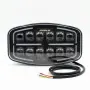 LED халоген 75W 12-24V с бяла и Amber контурна светлина, снимка 1