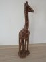  Жираф-дървена фигура от махагон, снимка 5