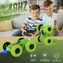 Кола с дистанционно управление 2,4 Ghz, 360° двустранна каскадьорска Rc кола за 3-8 години, снимка 3