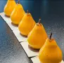 3D 15 круша круши силиконов молд форма фондан шоколад гипс свещ мус корпусни десерти, снимка 4