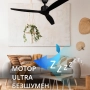 Вентилатор за таван Mellеrware Brizy Ceiling Fan с дистанц. управл.,45W,6 скорости,таймер,DC мотор, снимка 12