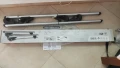 Напречни алуминиеви греди MADE IN ITALY за багажник-за стандартни надлъжни релси 120cm с ключ, снимка 1