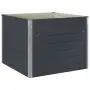 vidaXL Повдигната леха, антрацит, 100x100x77 см, поцинкована стомана, снимка 8