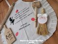 За 💋💋💋 МОМИНСКОТО ПАРТИ 💋💋💋 * надпис * подаръчен комплект за булката -престилка с текст по пор, снимка 2