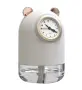 Арома дифузер с LED светлина и дигитален часовник – 300ml USB овлажнител, снимка 1