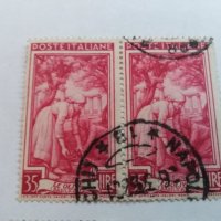 Пощенска марка 4бр-Италия 1950, снимка 2 - Филателия - 40021924