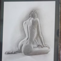Жена в гръб, снимка 1 - Картини - 41644298