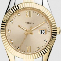 Fossil чисто нов оригинален дамски часовник с кристали, снимка 2 - Дамски - 36238069