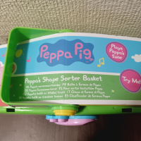 Сортер кошница с фигурки на Peppa Pig с мелодия. , снимка 7 - Образователни игри - 44924228