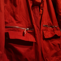 широко шлиферче яке Кока Кола цвят червено с качулка Gina Benotti, снимка 6 - Якета - 36174092