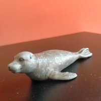 Колекционерска фигурка Schleich Grey Seal Сиво Тюлен 1999 14171, снимка 1 - Колекции - 41575459