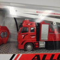Метална Пожарна Камион с дистанционно управление , снимка 5 - Коли, камиони, мотори, писти - 40887834