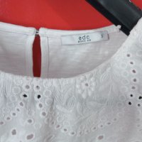 Много сладка оригинална блузка памучна със бродерия. eds., снимка 4 - Потници - 40939464