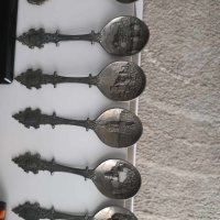калаено сребарни зинн лажици, снимка 1 - Антикварни и старинни предмети - 41624360